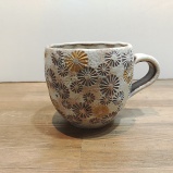 小鹿田焼のマグカップ　【武雄焼】