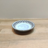 小鹿田焼の３寸皿　花　【小代焼】