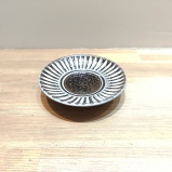 小鹿田焼の３寸皿　刷毛目　【小石原焼】