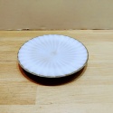 ４寸皿　刷毛目　白　【小石原焼】